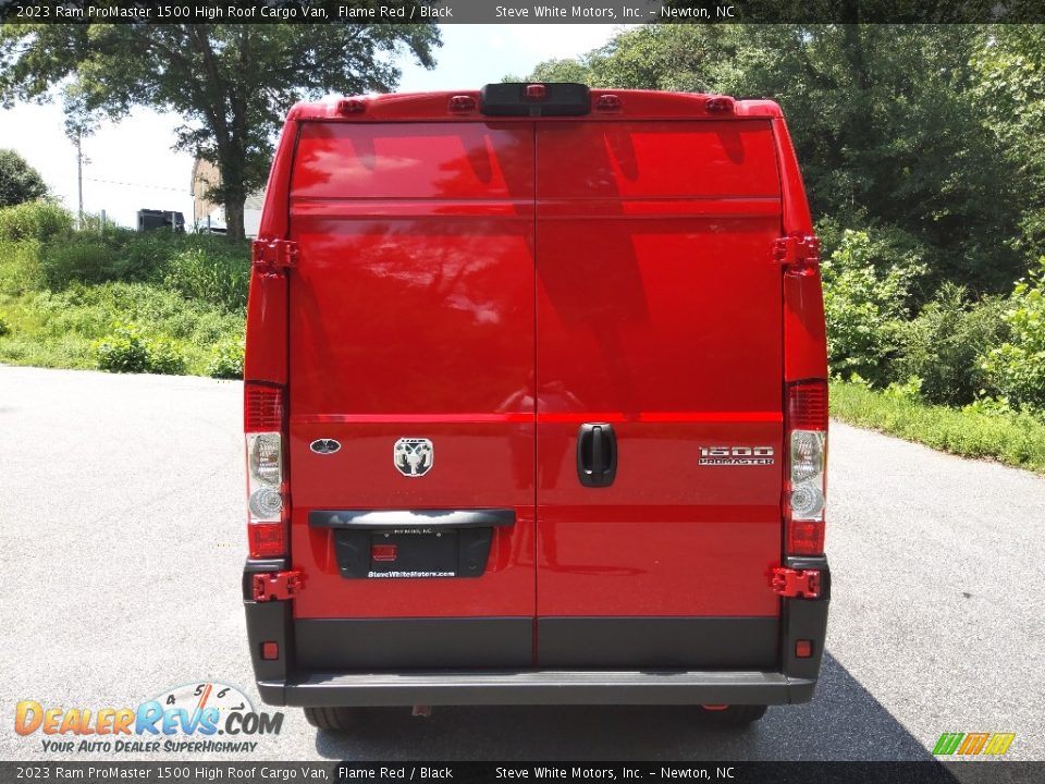 2023 Ram ProMaster 1500 High Roof Cargo Van Flame Red / Black Photo #7