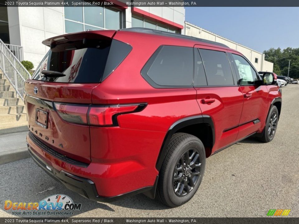 Supersonic Red 2023 Toyota Sequoia Platinum 4x4 Photo #13