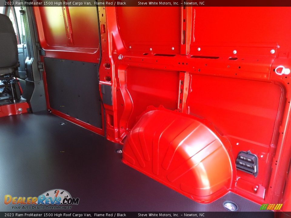 2023 Ram ProMaster 1500 High Roof Cargo Van Flame Red / Black Photo #13