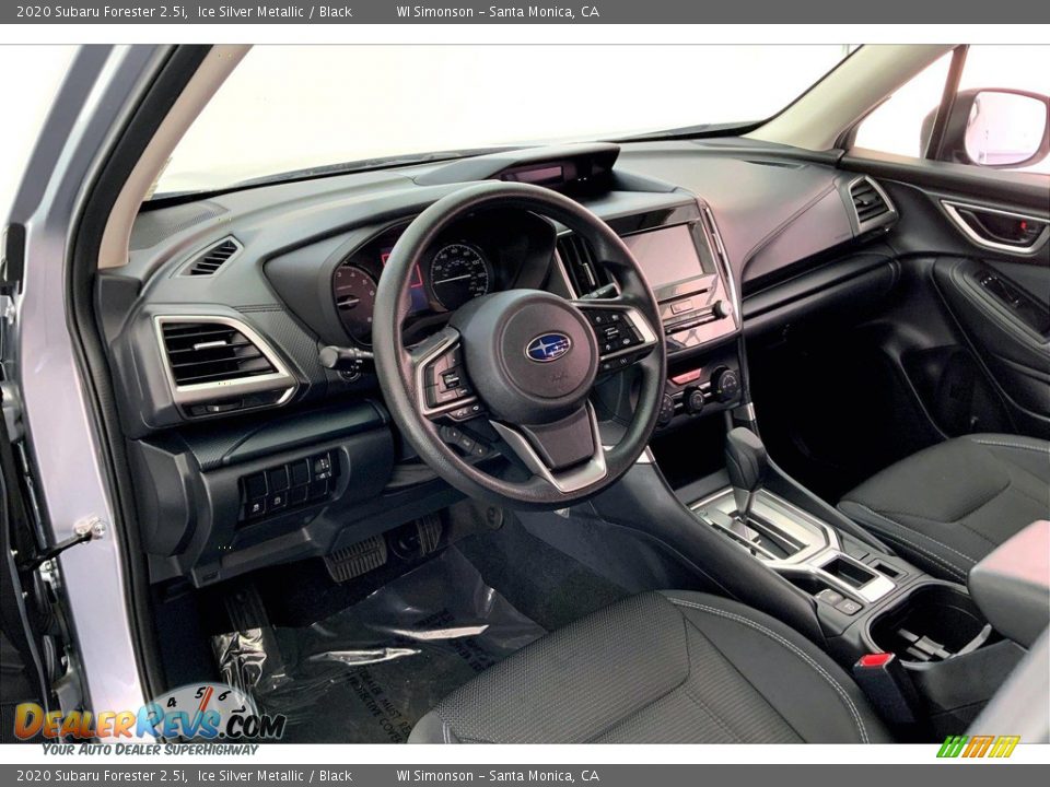 Black Interior - 2020 Subaru Forester 2.5i Photo #14