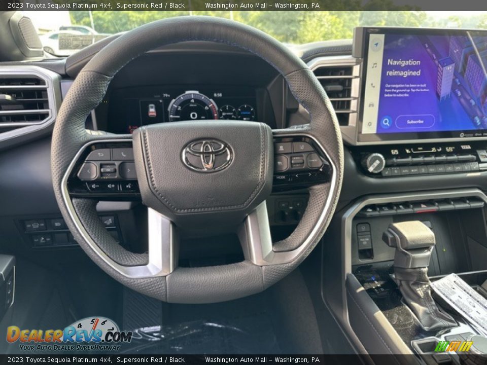 2023 Toyota Sequoia Platinum 4x4 Steering Wheel Photo #16