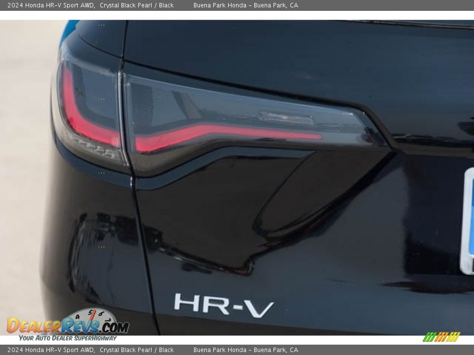 2024 Honda HR-V Sport AWD Crystal Black Pearl / Black Photo #8