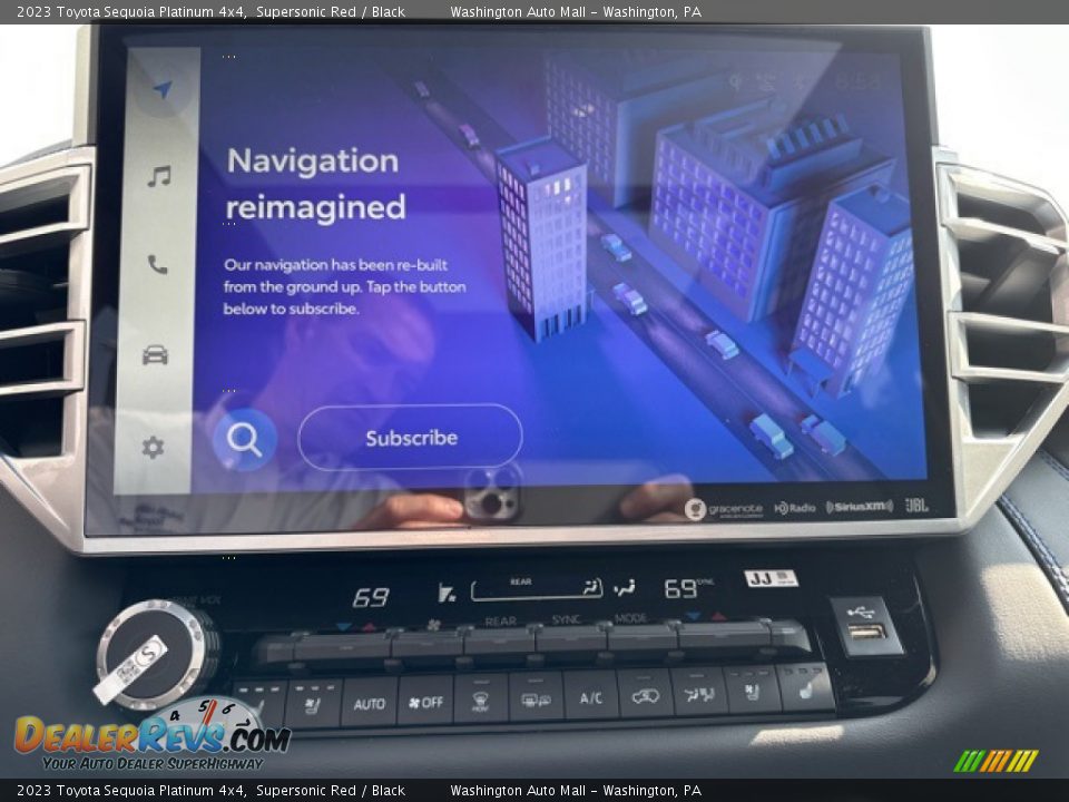 2023 Toyota Sequoia Platinum 4x4 Supersonic Red / Black Photo #20