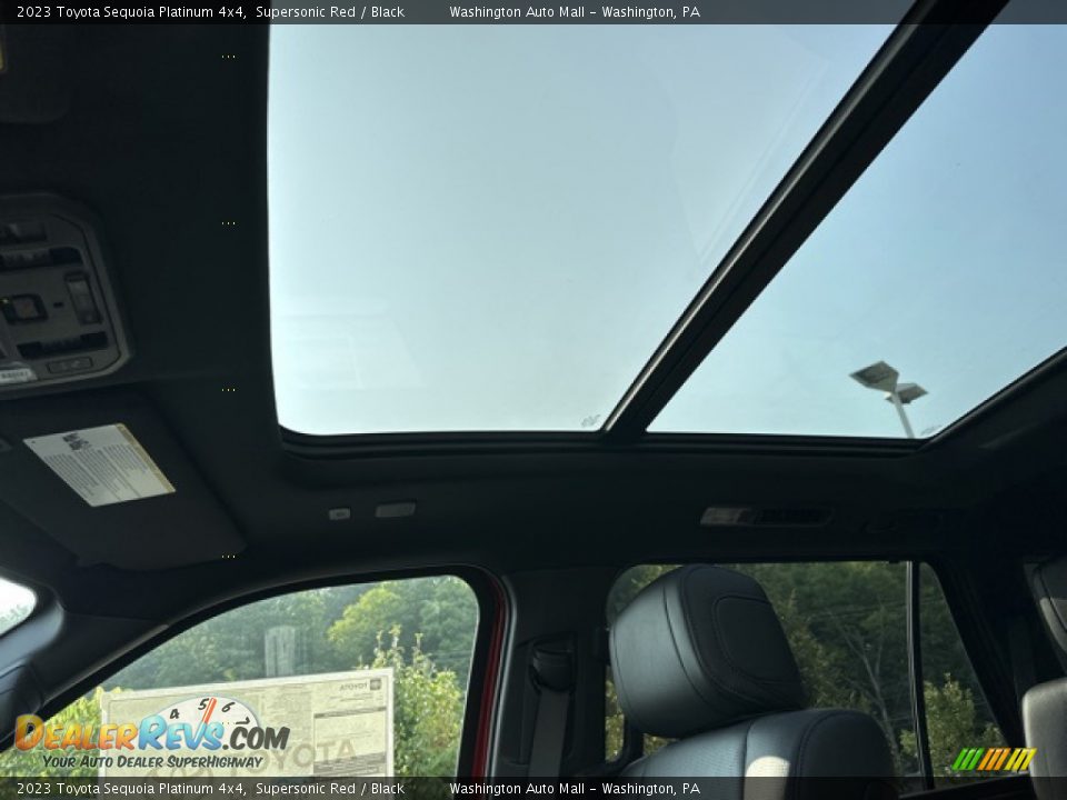 Sunroof of 2023 Toyota Sequoia Platinum 4x4 Photo #21