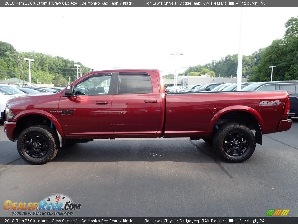 Delmonico Red Pearl 2018 Ram 2500 Laramie Crew Cab 4x4 Photo #2