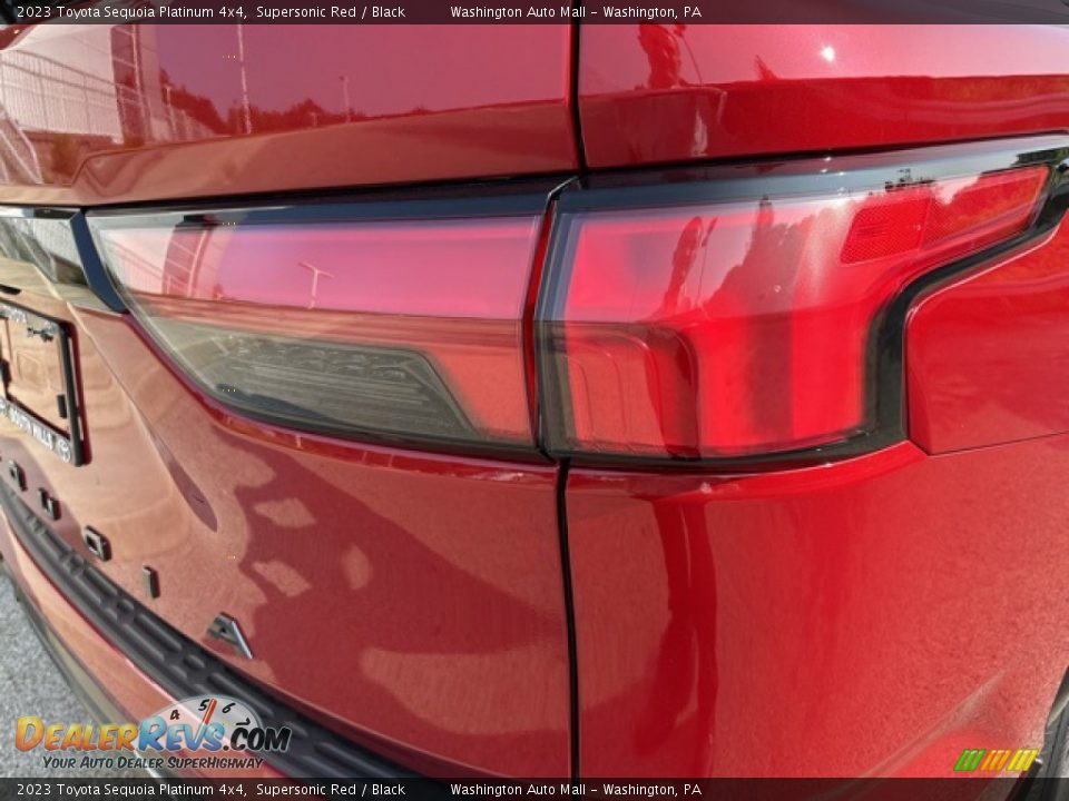 2023 Toyota Sequoia Platinum 4x4 Supersonic Red / Black Photo #28