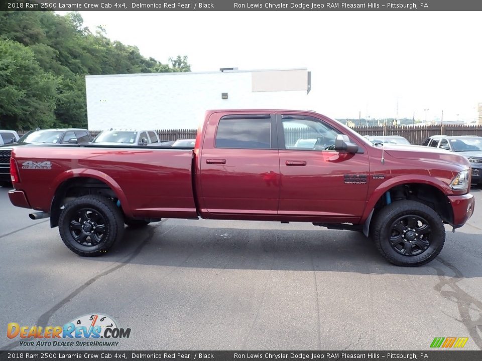 Delmonico Red Pearl 2018 Ram 2500 Laramie Crew Cab 4x4 Photo #7