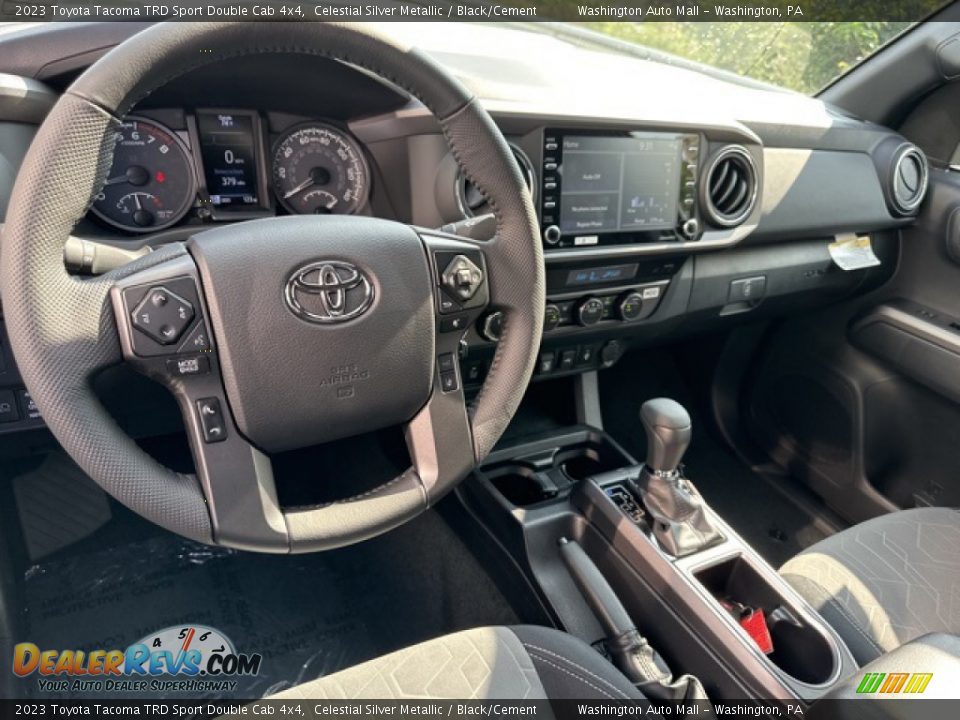 2023 Toyota Tacoma TRD Sport Double Cab 4x4 Celestial Silver Metallic / Black/Cement Photo #3