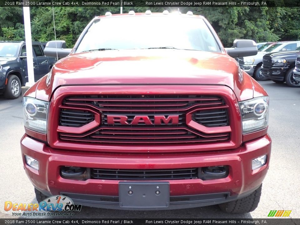 2018 Ram 2500 Laramie Crew Cab 4x4 Delmonico Red Pearl / Black Photo #9