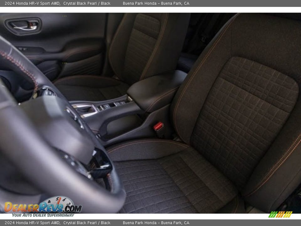 Front Seat of 2024 Honda HR-V Sport AWD Photo #24
