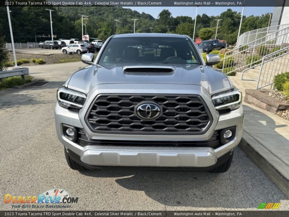 2023 Toyota Tacoma TRD Sport Double Cab 4x4 Celestial Silver Metallic / Black/Cement Photo #6