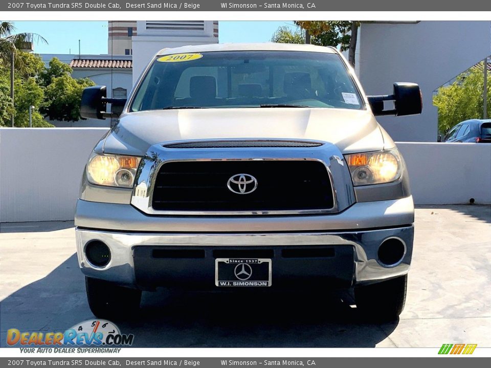 2007 Toyota Tundra SR5 Double Cab Desert Sand Mica / Beige Photo #2