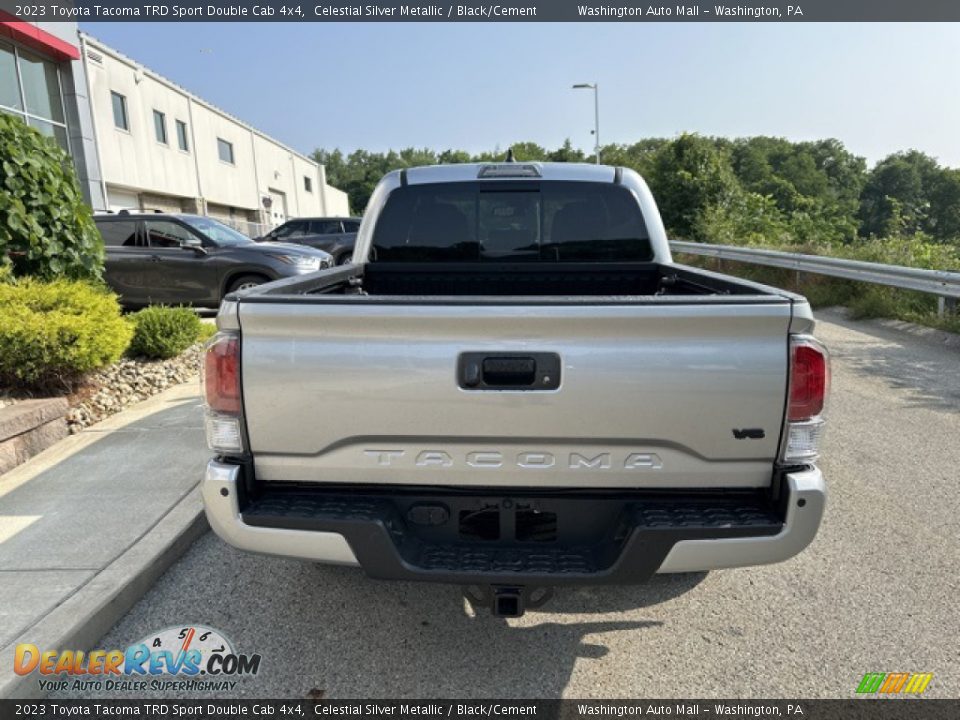 2023 Toyota Tacoma TRD Sport Double Cab 4x4 Celestial Silver Metallic / Black/Cement Photo #8