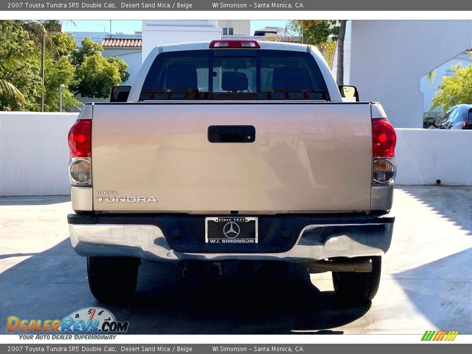 2007 Toyota Tundra SR5 Double Cab Desert Sand Mica / Beige Photo #3