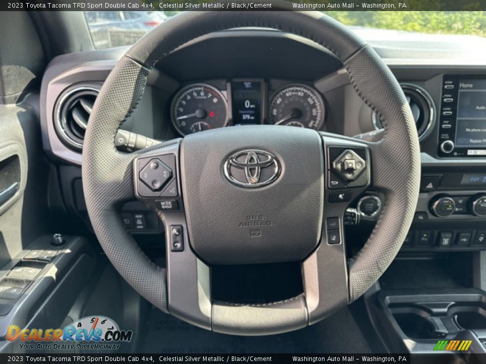 2023 Toyota Tacoma TRD Sport Double Cab 4x4 Steering Wheel Photo #10