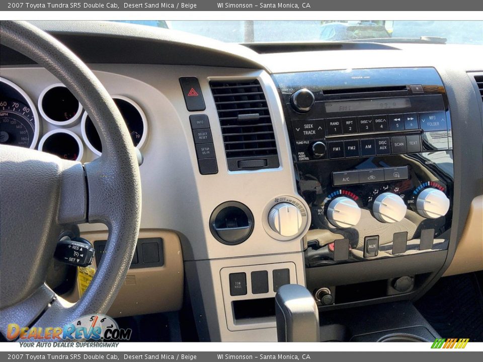 2007 Toyota Tundra SR5 Double Cab Desert Sand Mica / Beige Photo #5