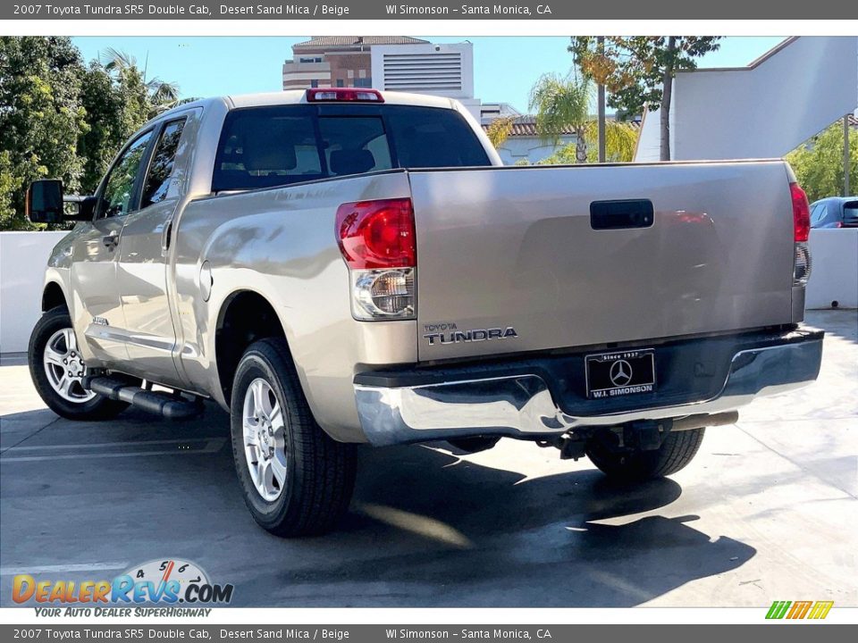 2007 Toyota Tundra SR5 Double Cab Desert Sand Mica / Beige Photo #9