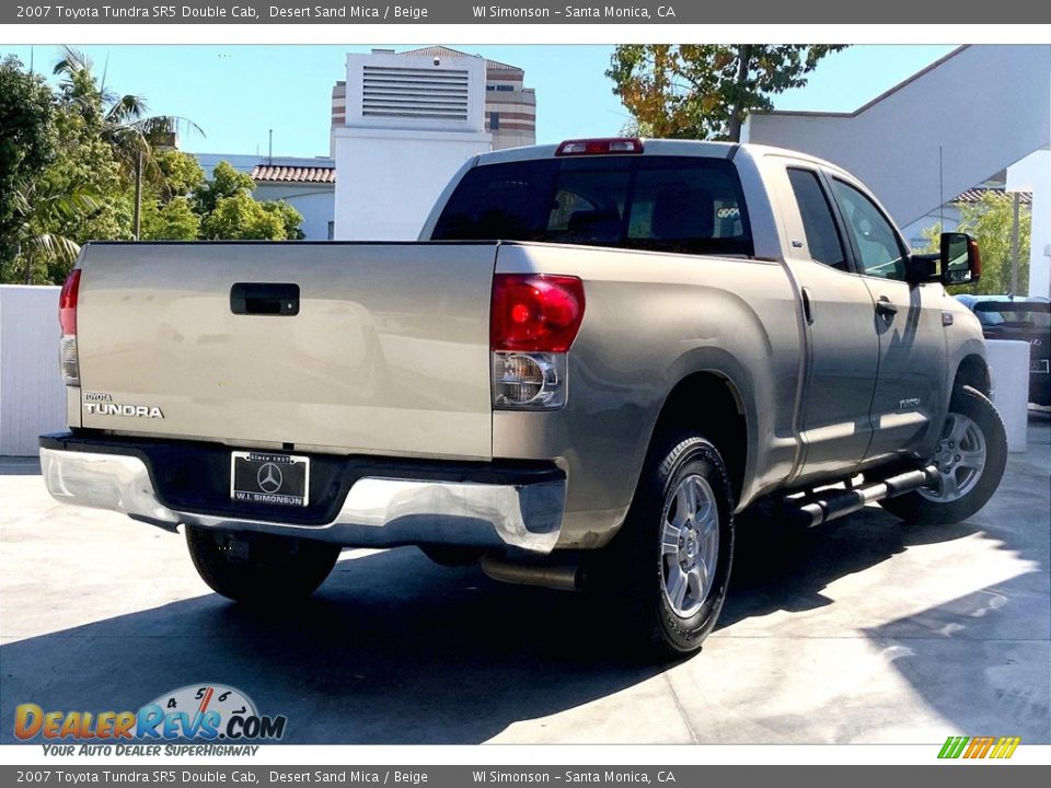 2007 Toyota Tundra SR5 Double Cab Desert Sand Mica / Beige Photo #12