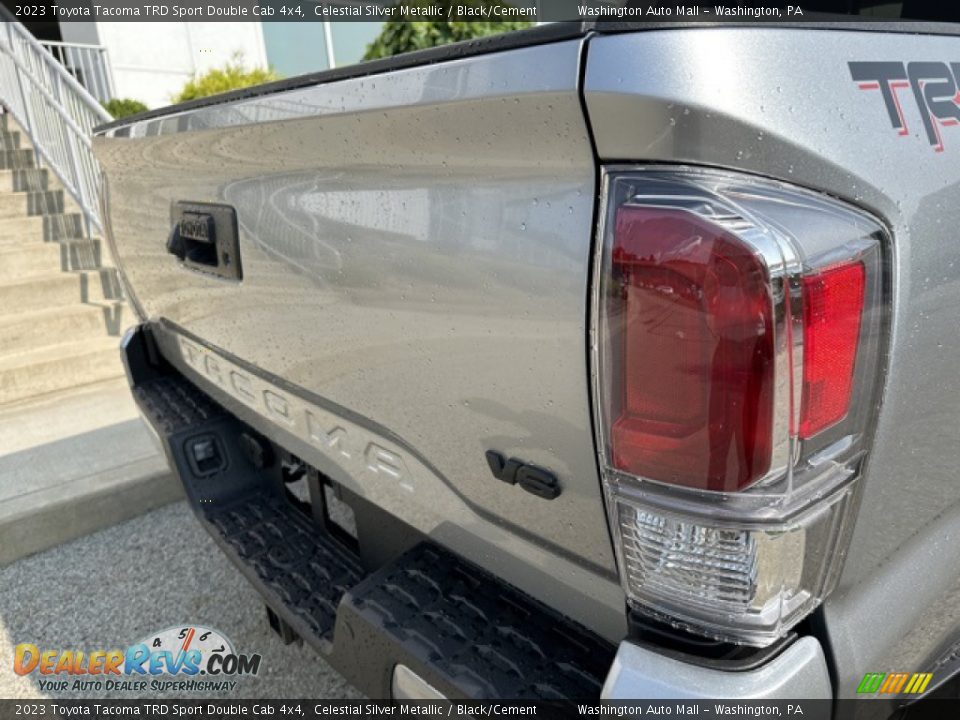 2023 Toyota Tacoma TRD Sport Double Cab 4x4 Celestial Silver Metallic / Black/Cement Photo #20