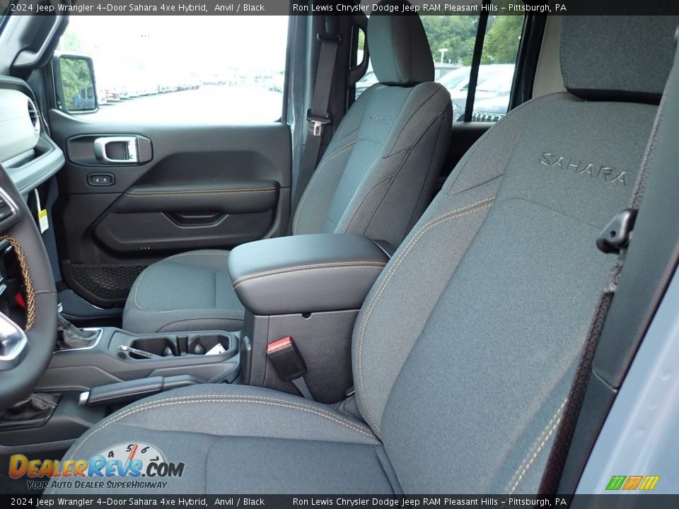 Front Seat of 2024 Jeep Wrangler 4-Door Sahara 4xe Hybrid Photo #12