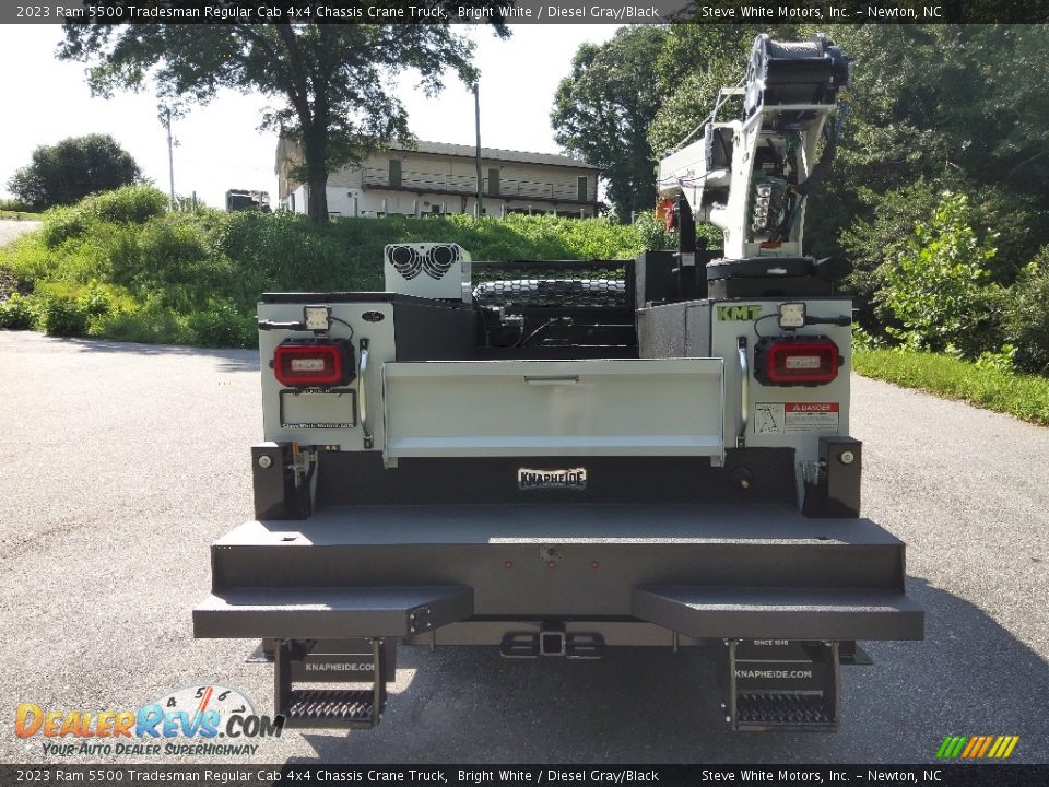 2023 Ram 5500 Tradesman Regular Cab 4x4 Chassis Crane Truck Bright White / Diesel Gray/Black Photo #7