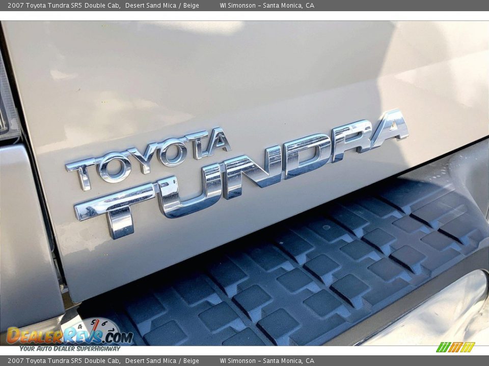 2007 Toyota Tundra SR5 Double Cab Desert Sand Mica / Beige Photo #26