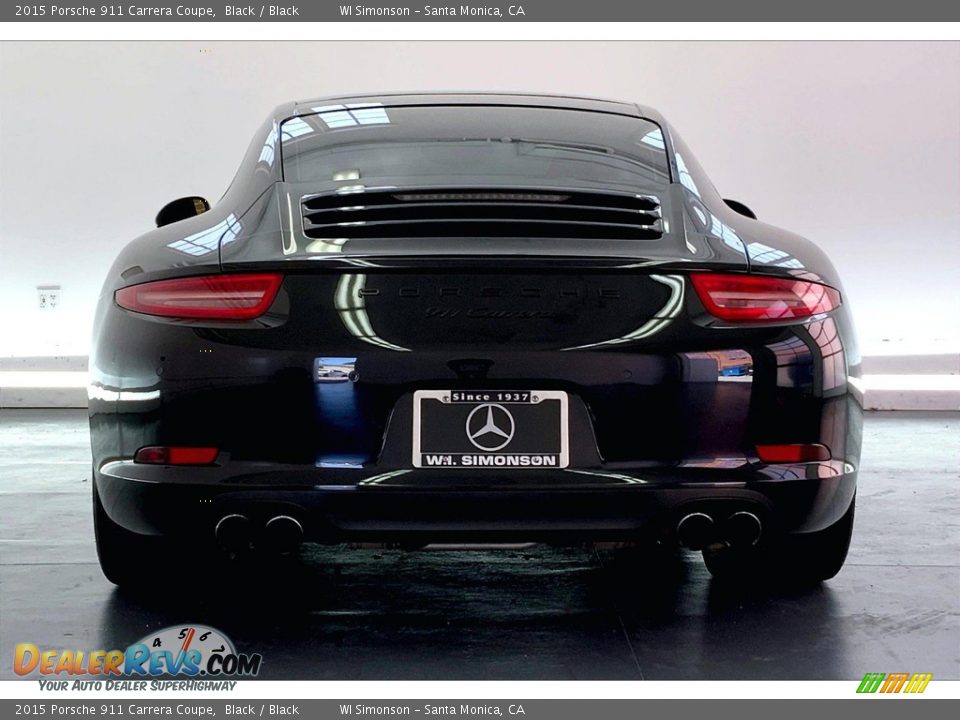 2015 Porsche 911 Carrera Coupe Black / Black Photo #3