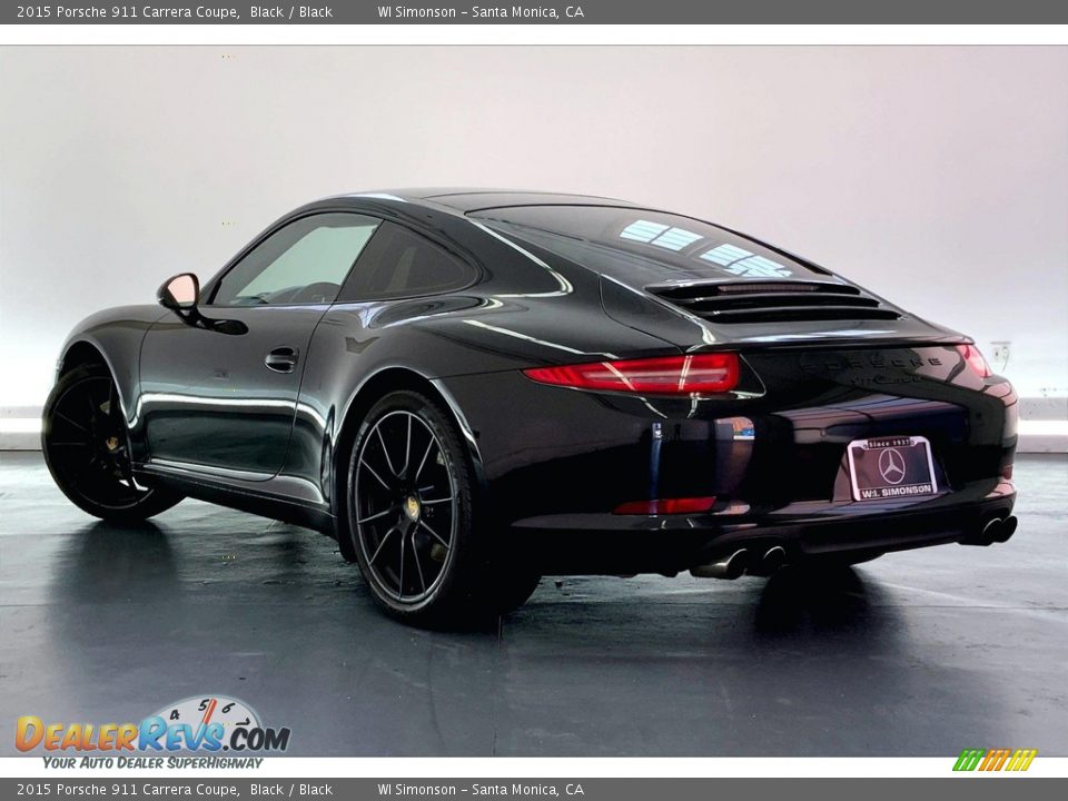 2015 Porsche 911 Carrera Coupe Black / Black Photo #8