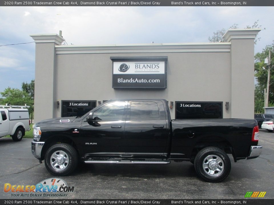 2020 Ram 2500 Tradesman Crew Cab 4x4 Diamond Black Crystal Pearl / Black/Diesel Gray Photo #1