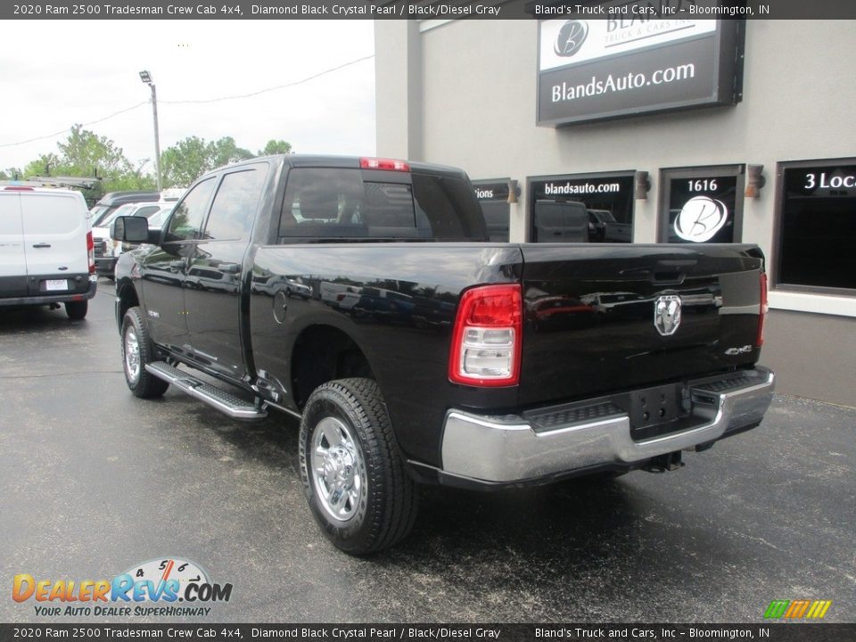 2020 Ram 2500 Tradesman Crew Cab 4x4 Diamond Black Crystal Pearl / Black/Diesel Gray Photo #3