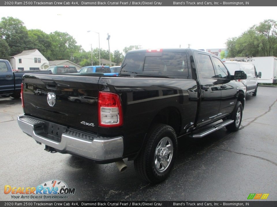 2020 Ram 2500 Tradesman Crew Cab 4x4 Diamond Black Crystal Pearl / Black/Diesel Gray Photo #4