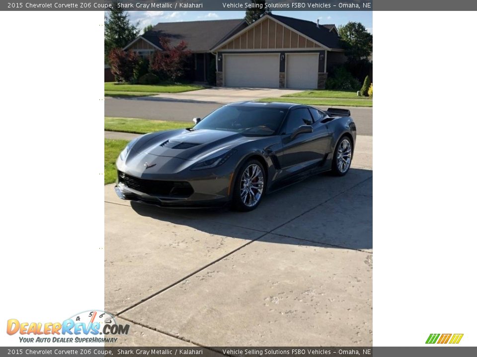 2015 Chevrolet Corvette Z06 Coupe Shark Gray Metallic / Kalahari Photo #1