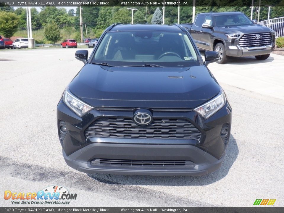 2020 Toyota RAV4 XLE AWD Midnight Black Metallic / Black Photo #12