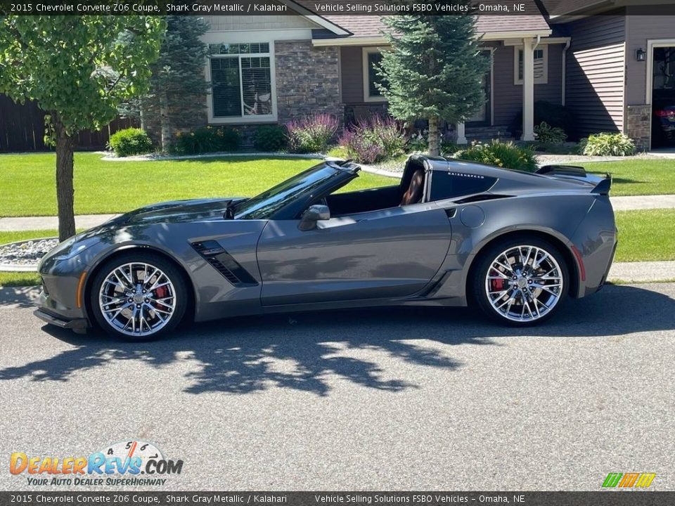 Shark Gray Metallic 2015 Chevrolet Corvette Z06 Coupe Photo #2