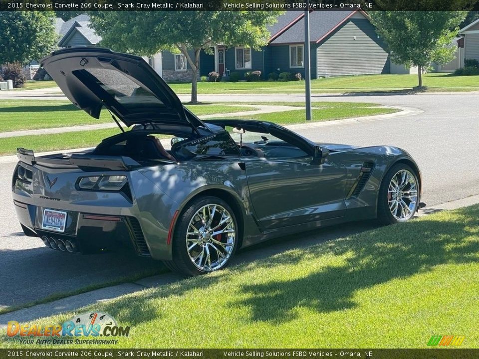 2015 Chevrolet Corvette Z06 Coupe Shark Gray Metallic / Kalahari Photo #3