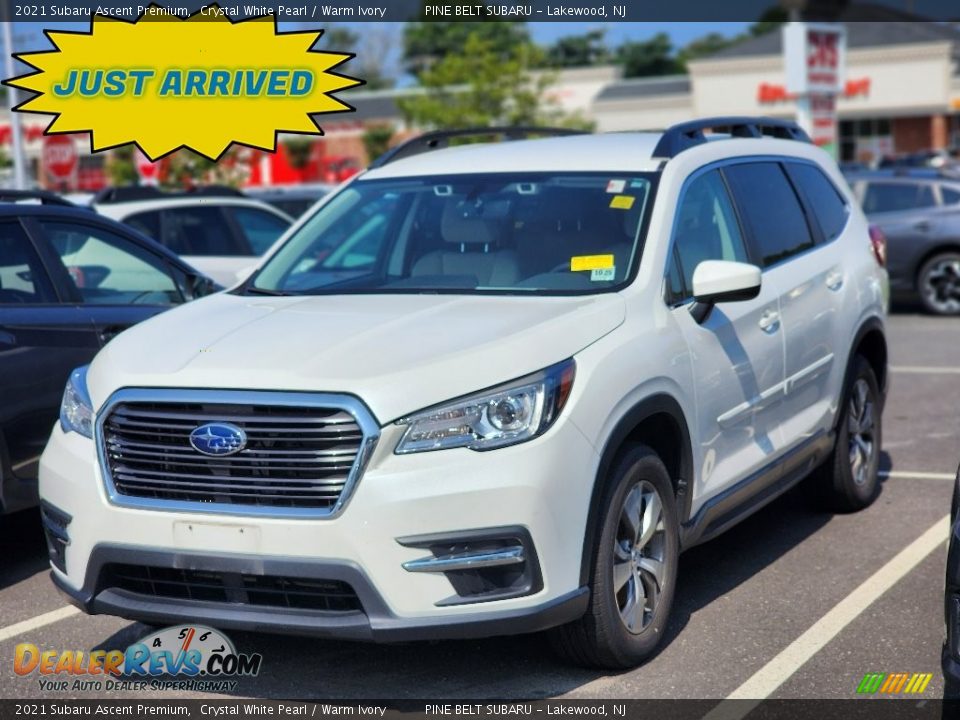 2021 Subaru Ascent Premium Crystal White Pearl / Warm Ivory Photo #1