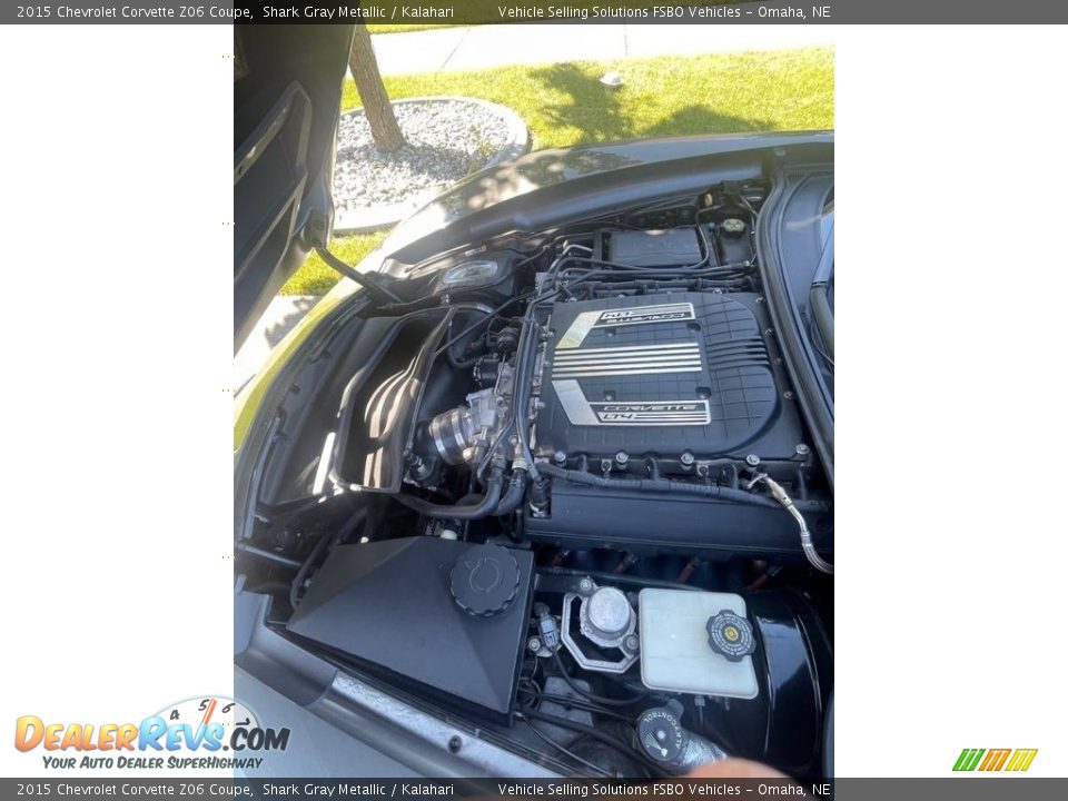 2015 Chevrolet Corvette Z06 Coupe Shark Gray Metallic / Kalahari Photo #11
