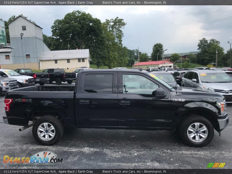 2019 Ford F150 XLT SuperCrew 4x4 Agate Black / Earth Gray Photo #3