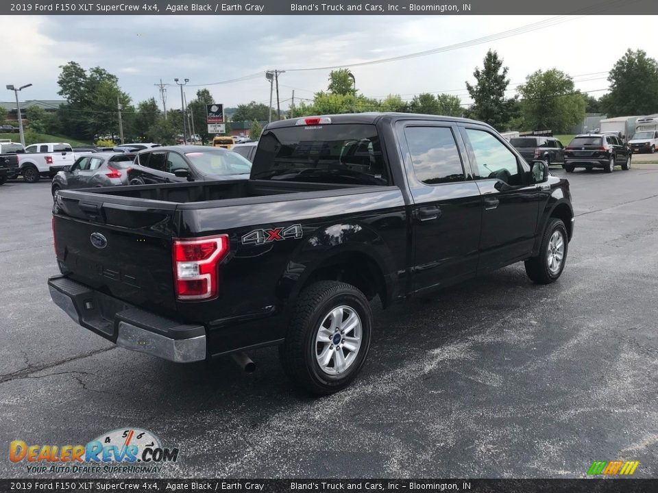 2019 Ford F150 XLT SuperCrew 4x4 Agate Black / Earth Gray Photo #5