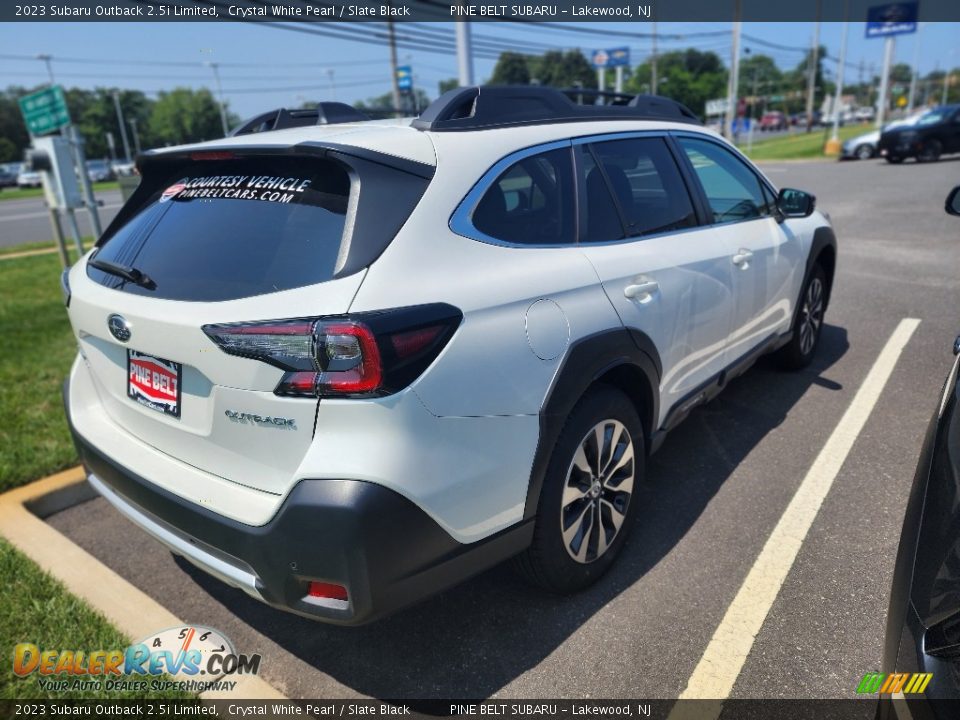 2023 Subaru Outback 2.5i Limited Crystal White Pearl / Slate Black Photo #3