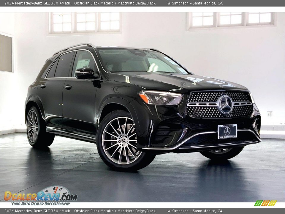 2024 Mercedes-Benz GLE 350 4Matic Obsidian Black Metallic / Macchiato Beige/Black Photo #11