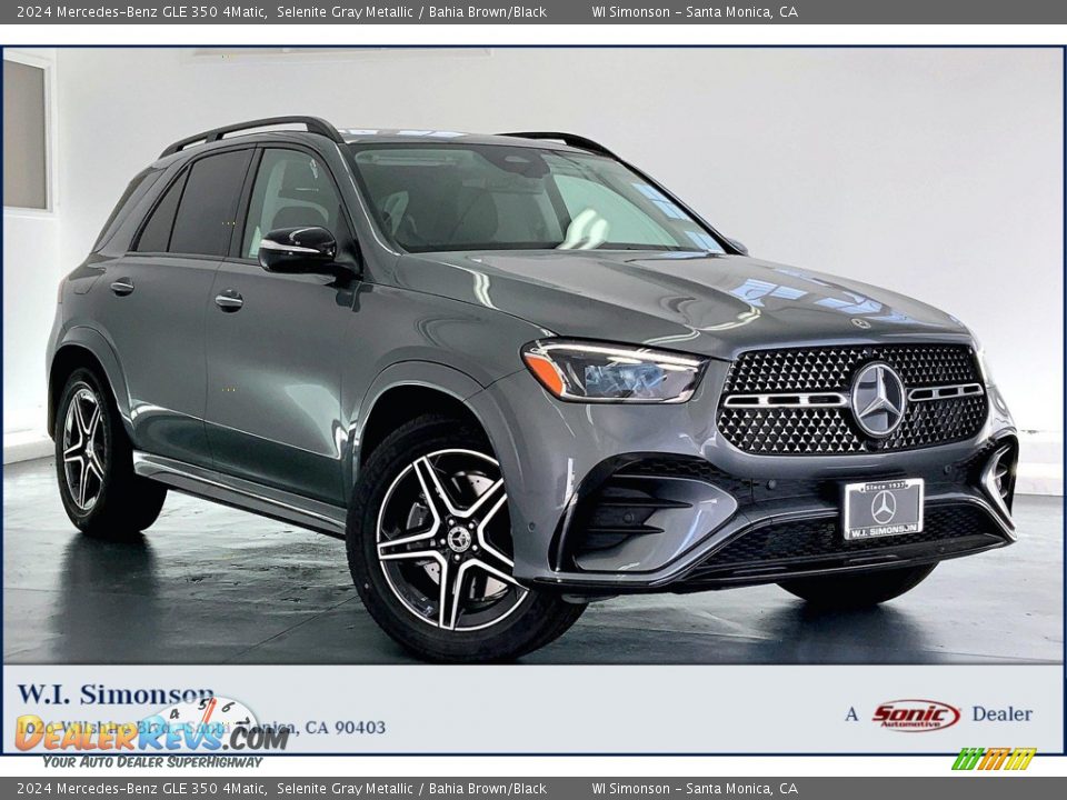 2024 Mercedes-Benz GLE 350 4Matic Selenite Gray Metallic / Bahia Brown/Black Photo #1