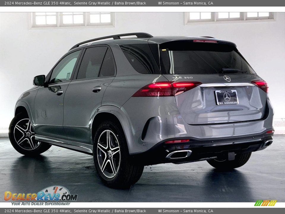 2024 Mercedes-Benz GLE 350 4Matic Selenite Gray Metallic / Bahia Brown/Black Photo #2