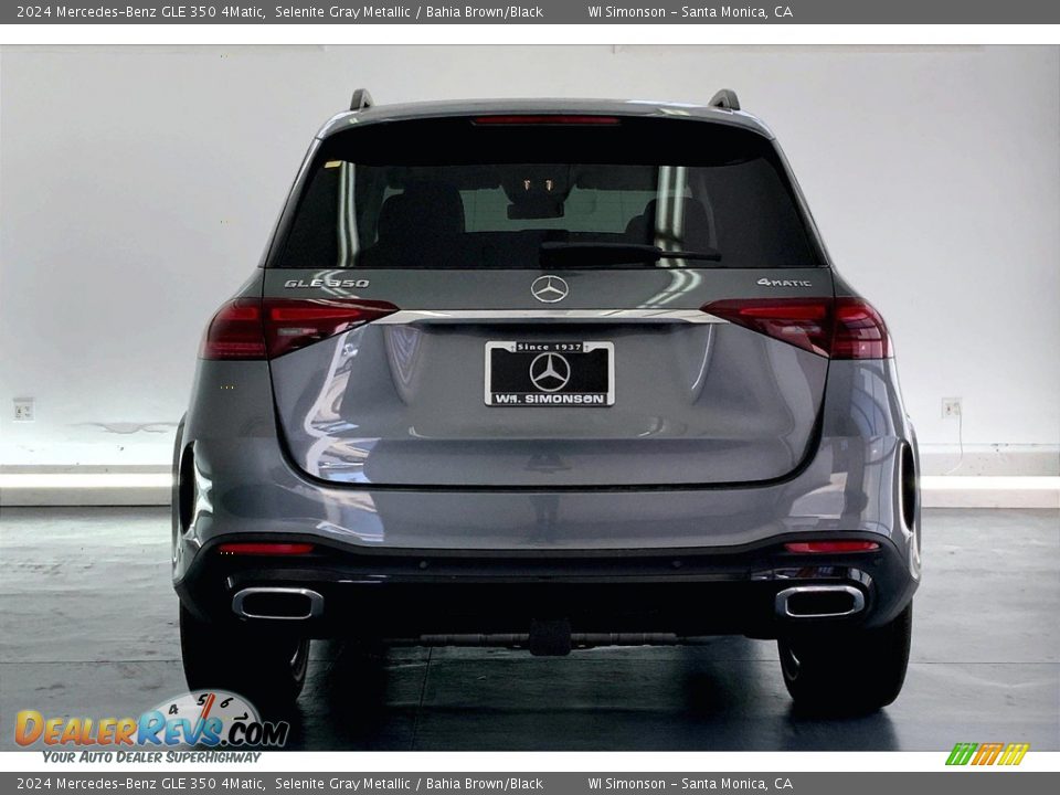 2024 Mercedes-Benz GLE 350 4Matic Selenite Gray Metallic / Bahia Brown/Black Photo #3