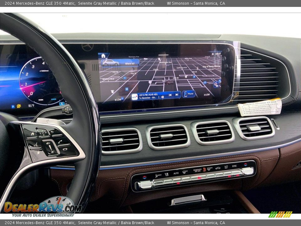 Controls of 2024 Mercedes-Benz GLE 350 4Matic Photo #7