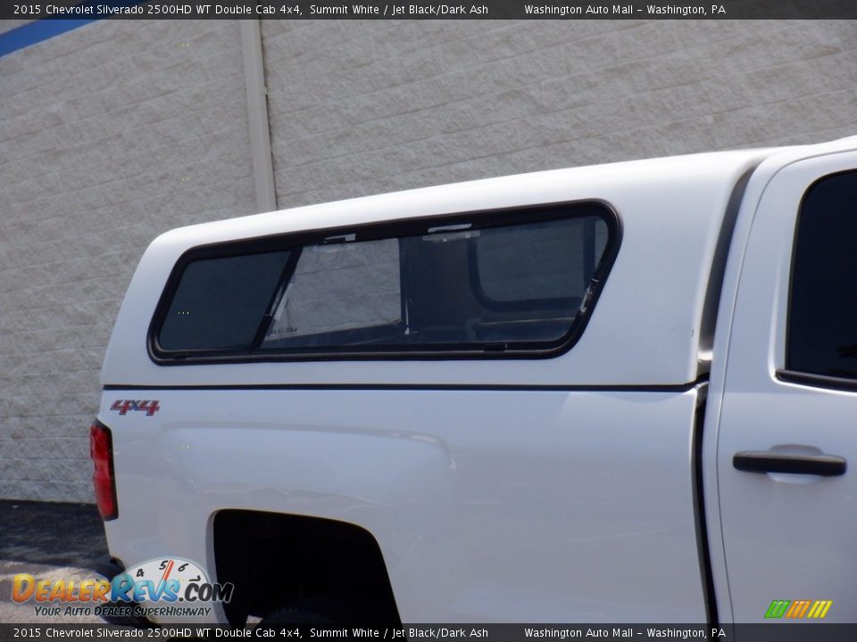 2015 Chevrolet Silverado 2500HD WT Double Cab 4x4 Summit White / Jet Black/Dark Ash Photo #3