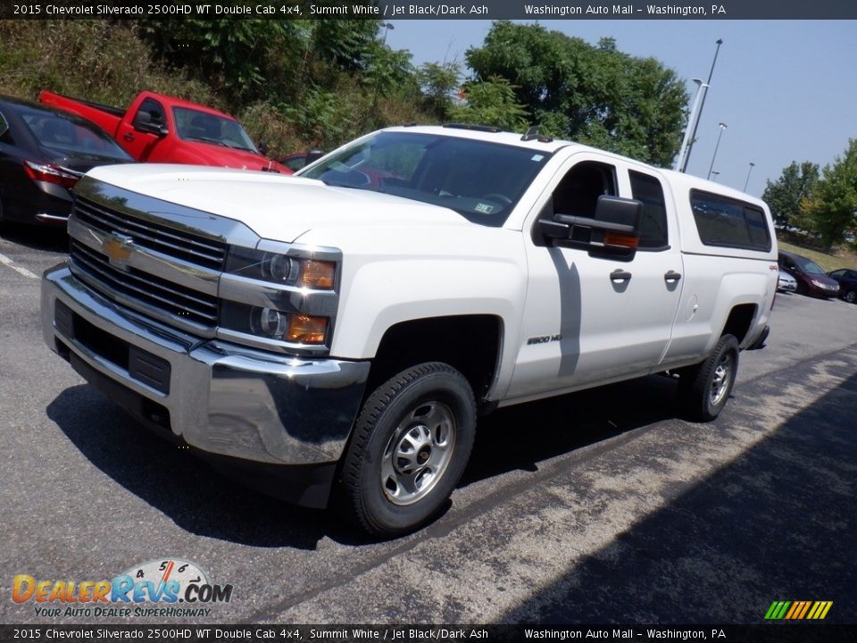 2015 Chevrolet Silverado 2500HD WT Double Cab 4x4 Summit White / Jet Black/Dark Ash Photo #5