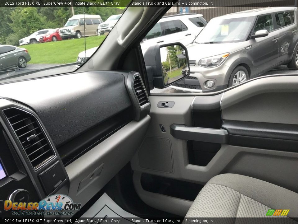 2019 Ford F150 XLT SuperCrew 4x4 Agate Black / Earth Gray Photo #21