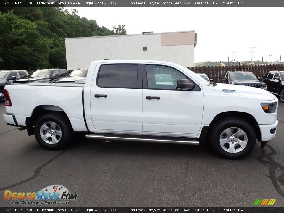 2023 Ram 1500 Tradesman Crew Cab 4x4 Bright White / Black Photo #7