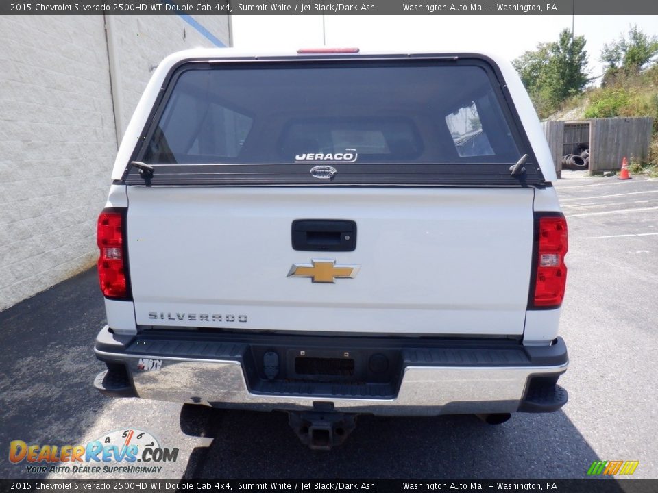 2015 Chevrolet Silverado 2500HD WT Double Cab 4x4 Summit White / Jet Black/Dark Ash Photo #7